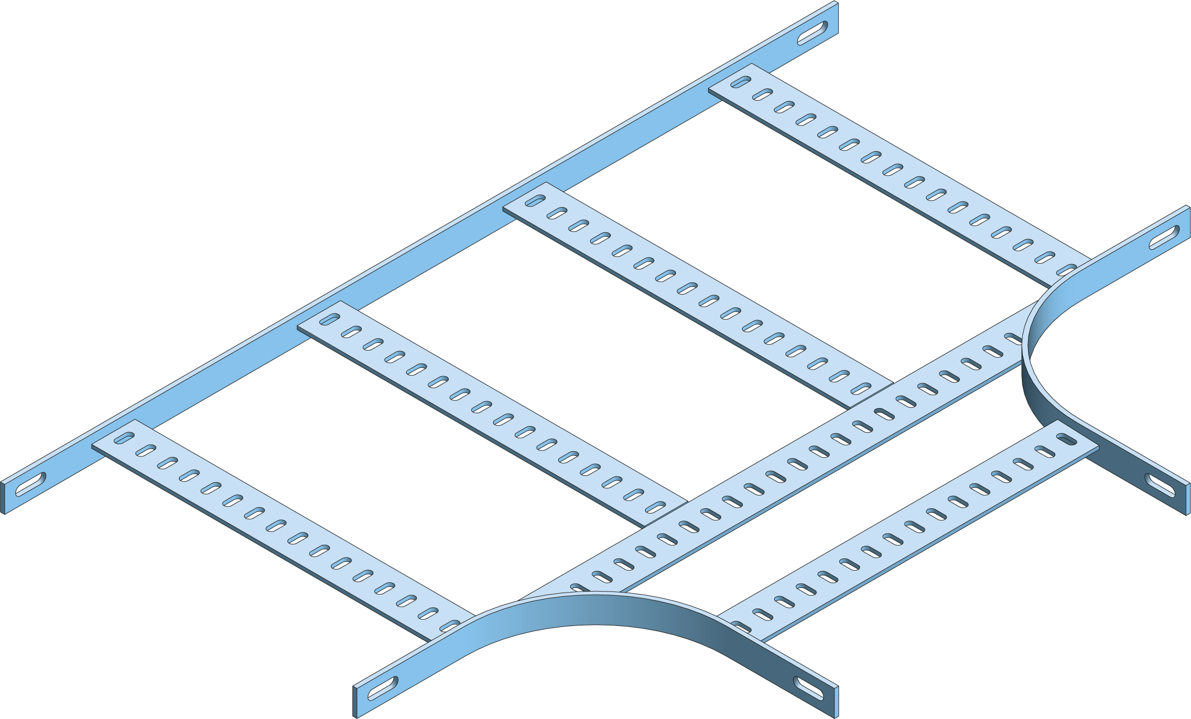 T-stuk Scheepsladder 300mm TV