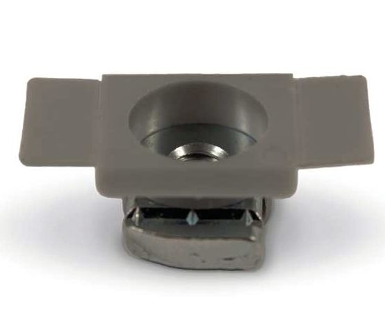 Strut Glijmoer met Plastic Fixatie M10 HDG ISO