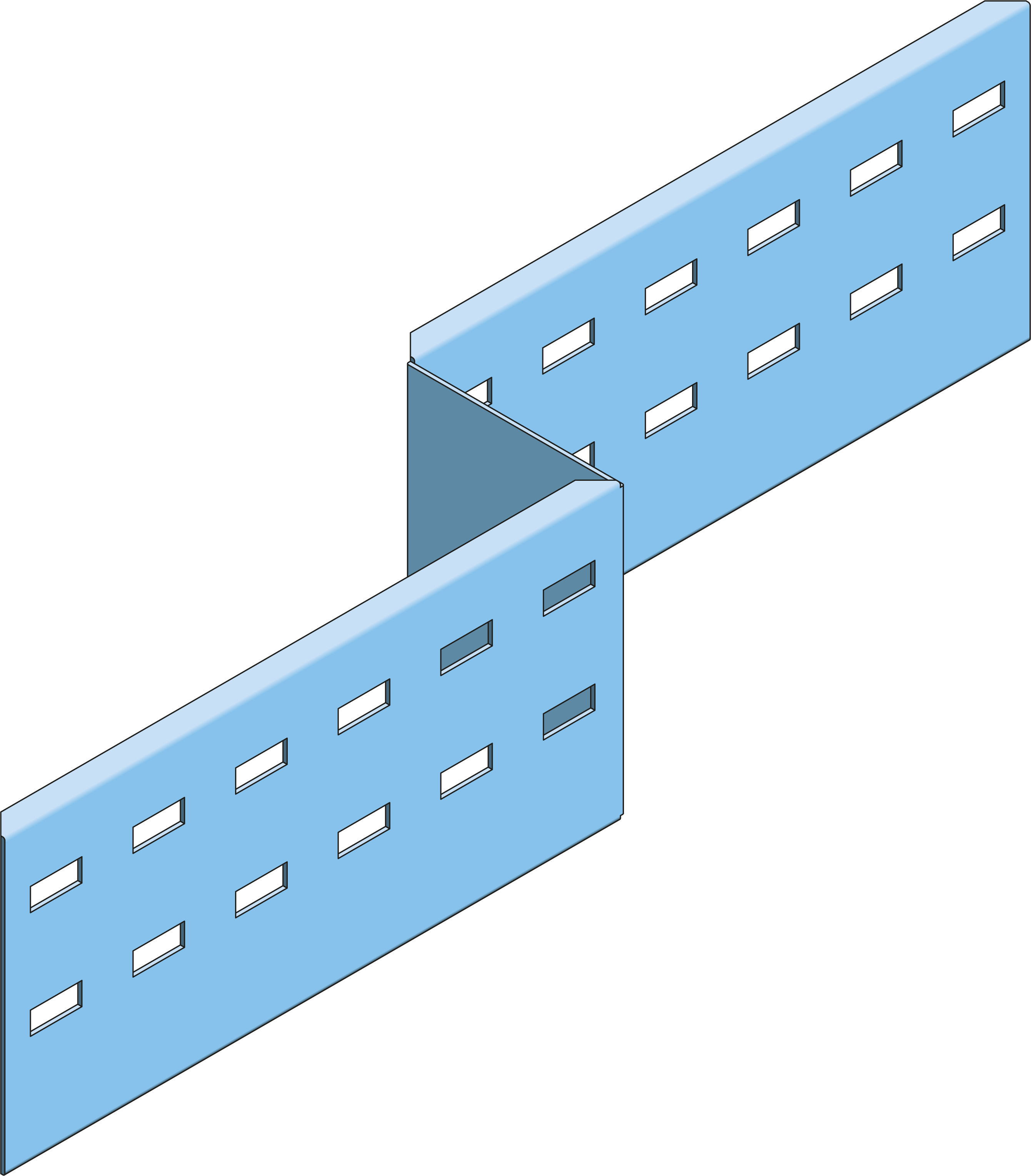 Verloopstuk Rechts Kabelladder ECL150 300mm TV