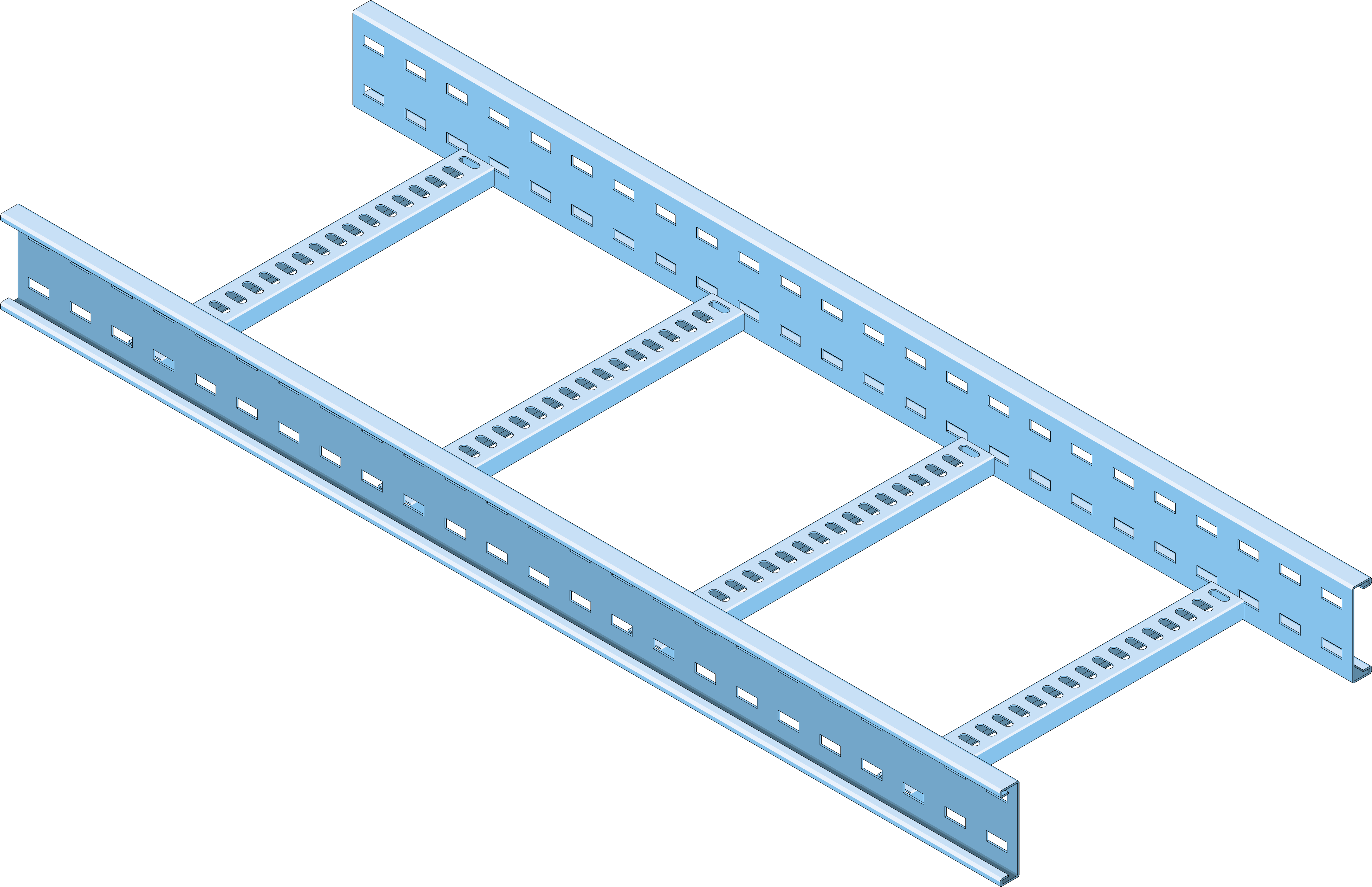 Kabelladder ECL100 400mm TV