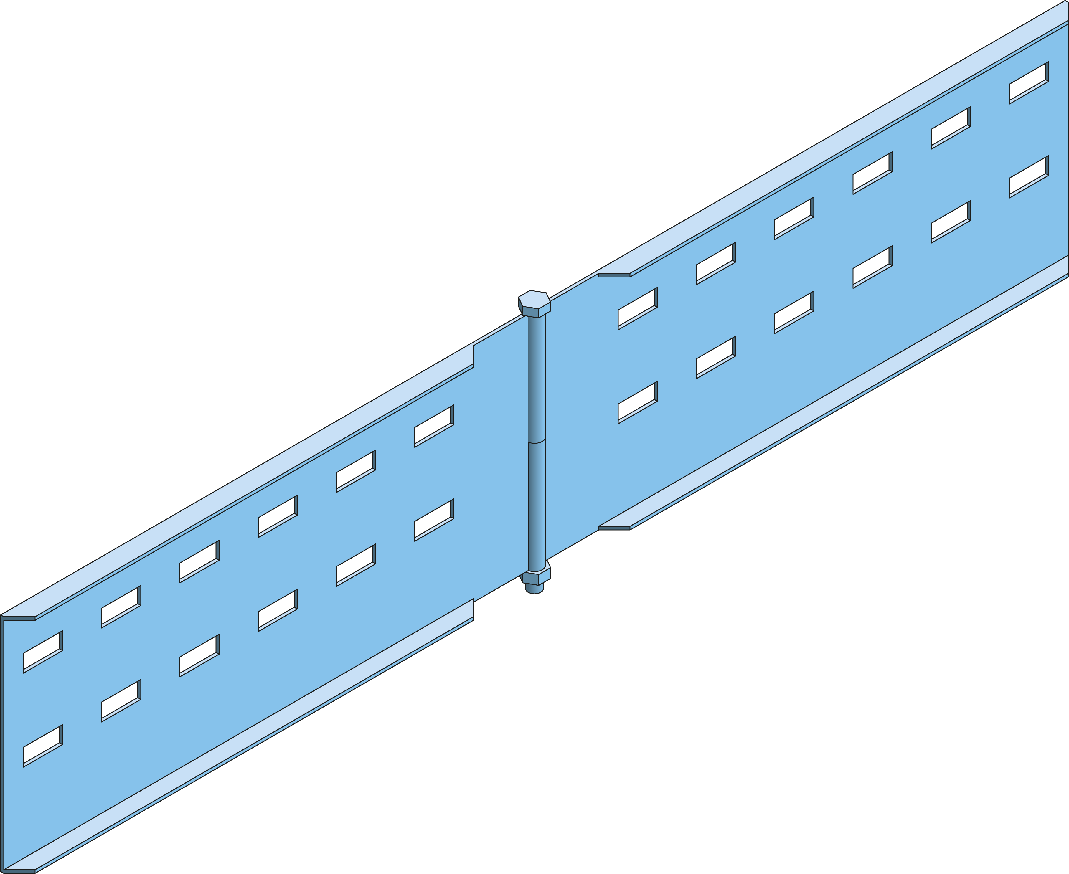 Koppelplaat Horizontaal Kabelladder ECL150 RVS304