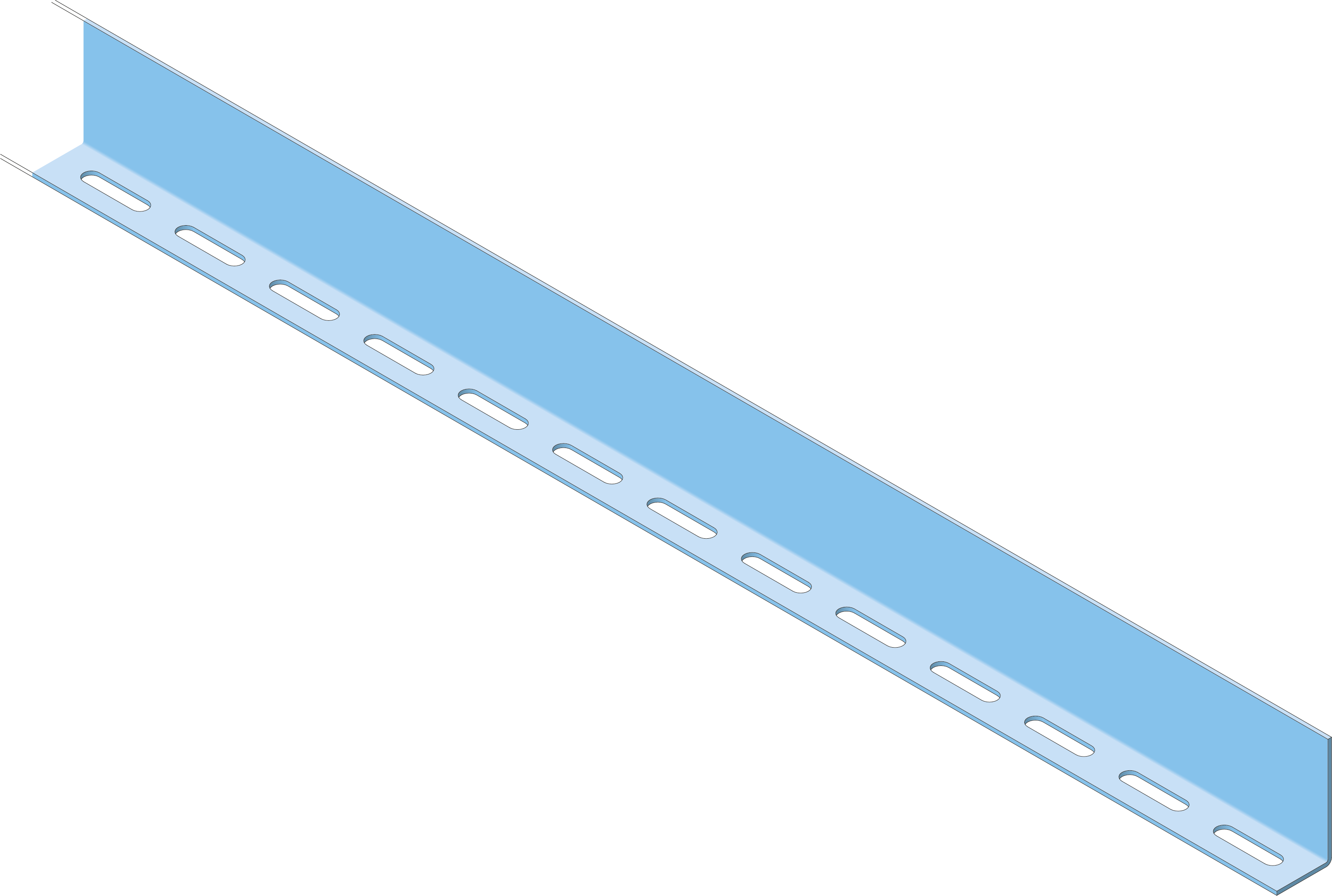 Scheidingsschot Kabelgoot ECT60 SV