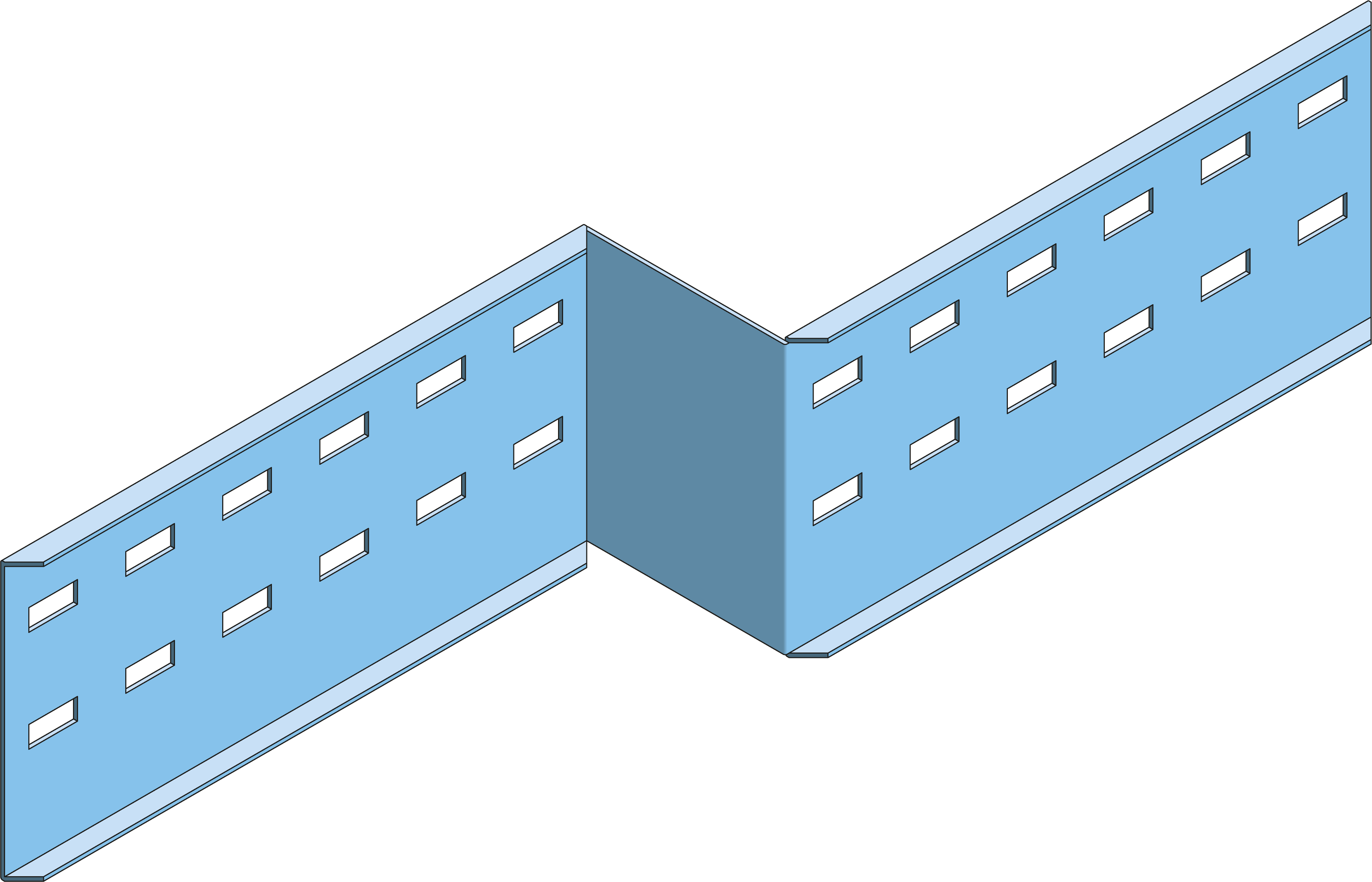 Verloopstuk Links Kabelladder ECL150 300mm TV