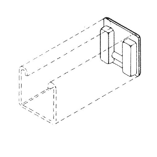 Strut Eindkap 41mm PVC Wit